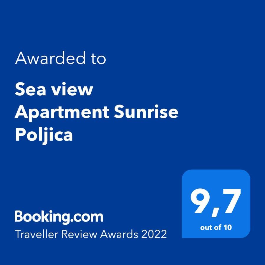 Sea View Apartment Sunrise Poljica & Blue Lagoon Rent A Boat Exterior photo
